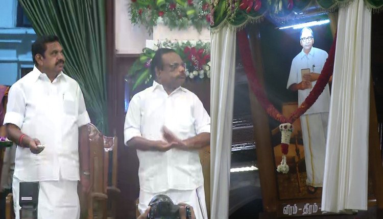 Portrait of freedom fighter Padayatchiar unveiled in Assembly-News4 Tamil Today News
