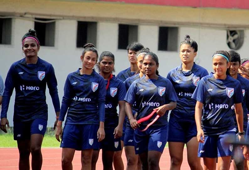 கால் பந்து போட்டியில் இந்திய மகளிர் அணி அபார வெற்றி!