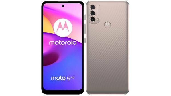 அடக்கமான விலையில் அசத்தலான மோட்டோ E40 ஸ்மார்ட்போன் அறிமுகம்  :