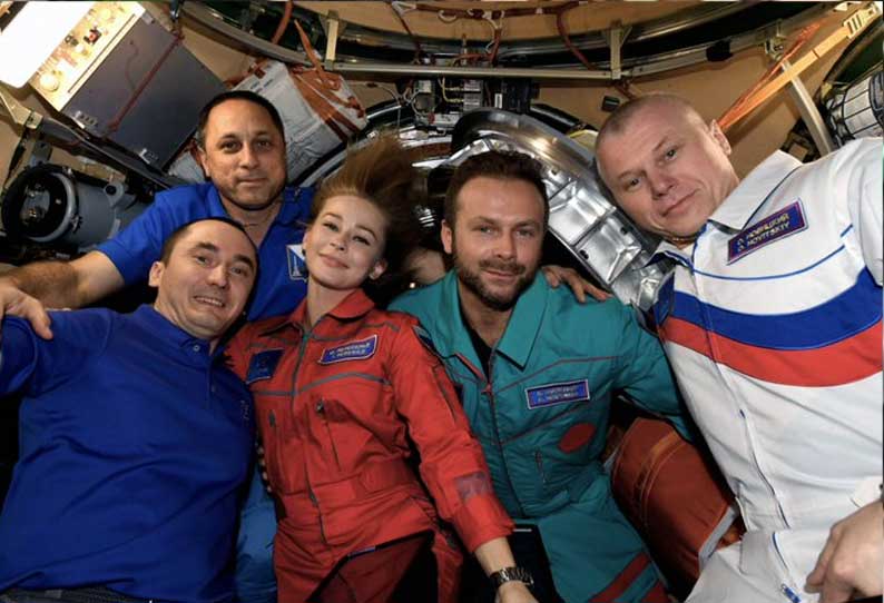 வெற்றிகரமாக படபிடிப்புகளை முடித்த படக்குழு! அதுவும் விண்வெளியில் இருந்து பூமிக்கு!