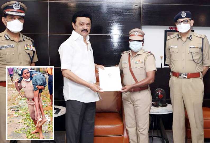 துணிச்சலாக செயல்பட்ட சிங்கப்பெண்ணுக்கு முதல்வர் நேரில் சந்தித்து பாராட்டு!