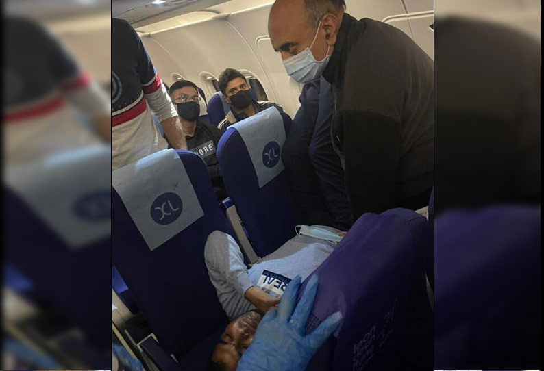 நடுவானில் பயணிக்கு ஏற்பட்ட பரிதாபம்! அதற்கு மத்திய மந்திரி செய்த செயல்!