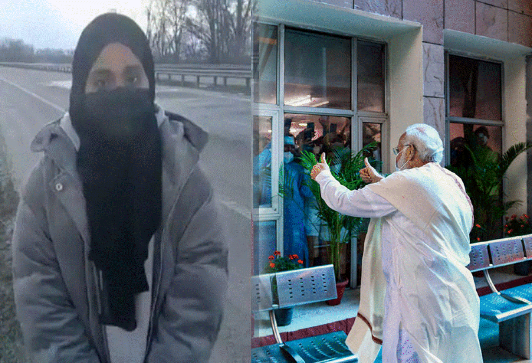 உக்ரைனில் இருந்து பாதுகாப்பாக மீட்டதற்காக இந்தியாவிற்கும் பிரதமர் மோடிக்கும் நன்றி தெரிவித்த பாகிஸ்தானை சார்ந்த பெண்!