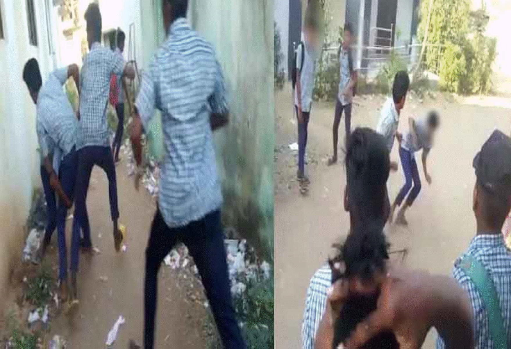 பள்ளி மாணவர்களிடையே ஏற்பட்ட தகராறு! சினிமாவை மிஞ்சிய அதிரடி காட்சிகள்!