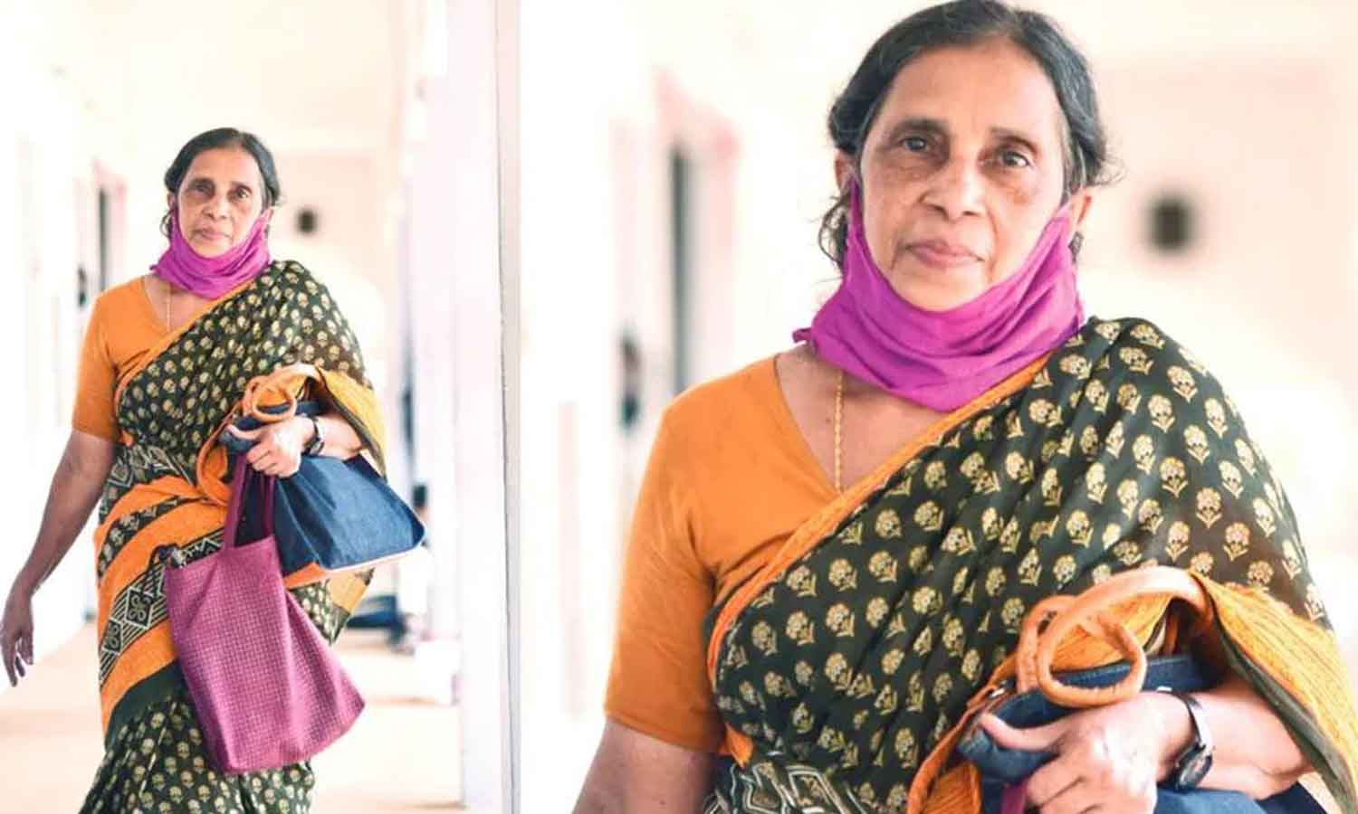 முதியோர் கல்வி திட்டம் பிளஸ் 1 தேர்வு எழுதிய மூதாட்டி! குவியும் பாராட்டுகள்!