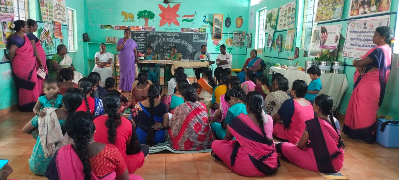 தேனியில் கோலாகலமாக நடைபெற்ற உலக தாய்ப்பால் தின விழா! ஆர்வத்துடன் கலந்துக்கொண்ட தாய்மார்கள்!