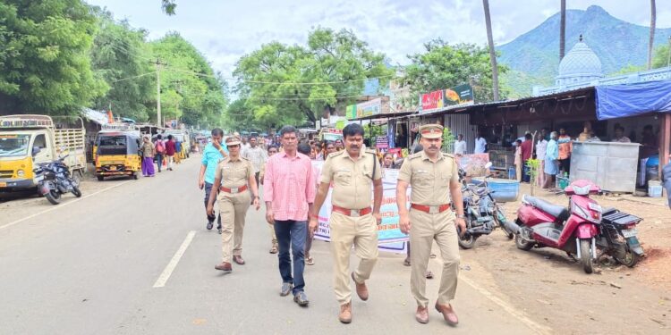 Anti-drug awareness rally led by DSP Muthukumar!