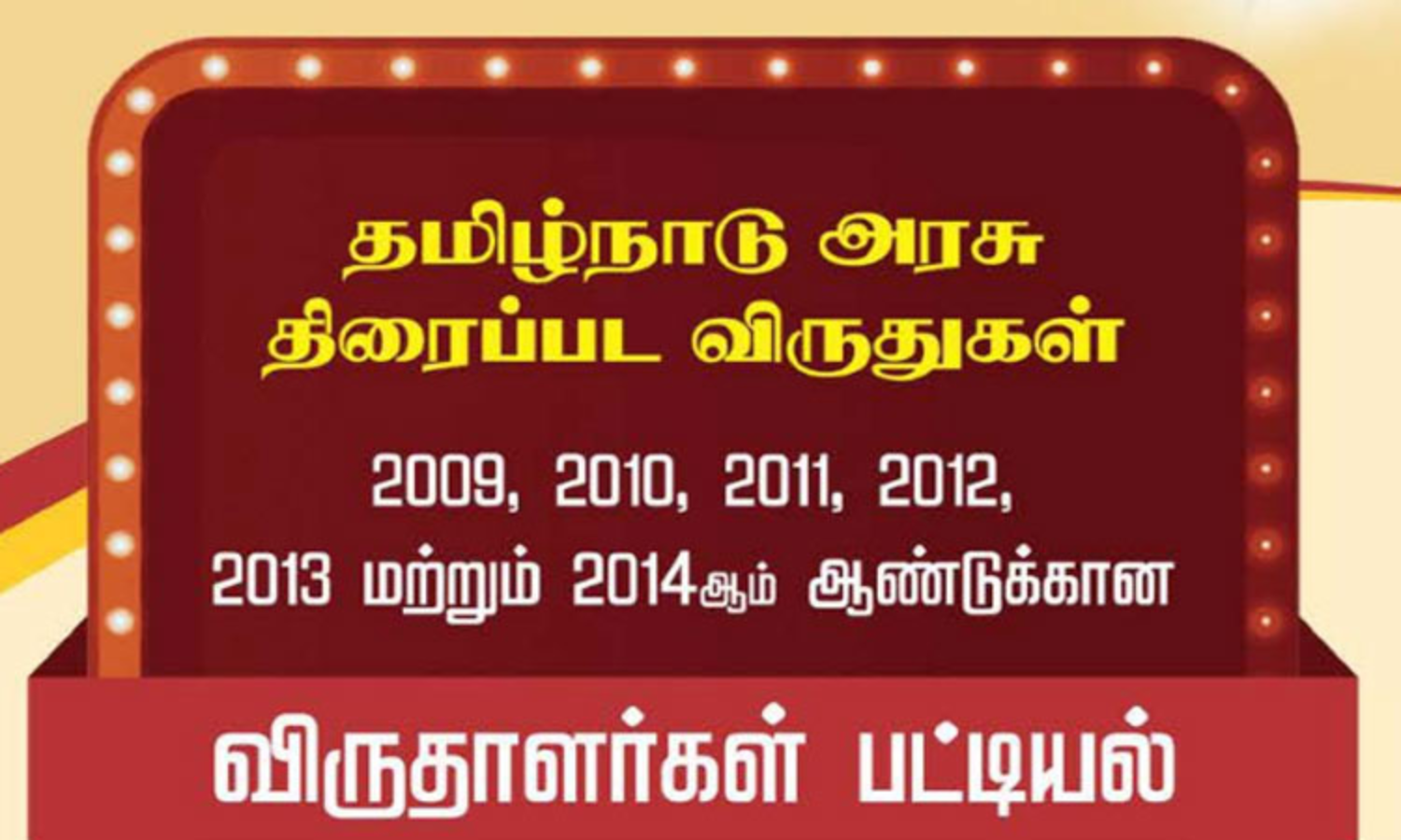 தமிழ்நாடு மாநில திரைப்பட விருதுகளை வென்றவர்கள் இவர்கள் தானா?..