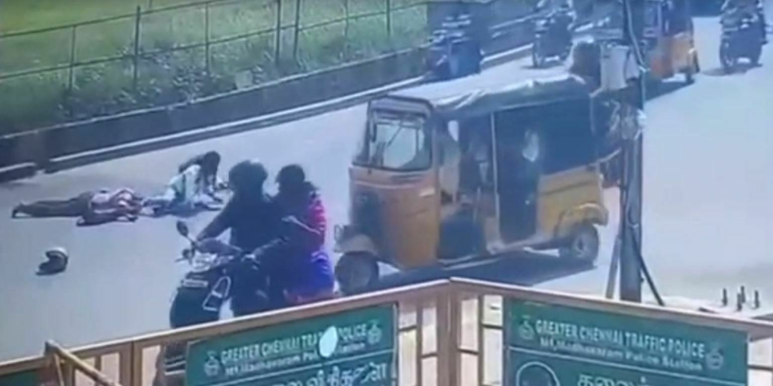 சாலையில் துடிக்க துடிக்க  ஒருவர் பலி ! சேலத்தில் பரபரப்பு!