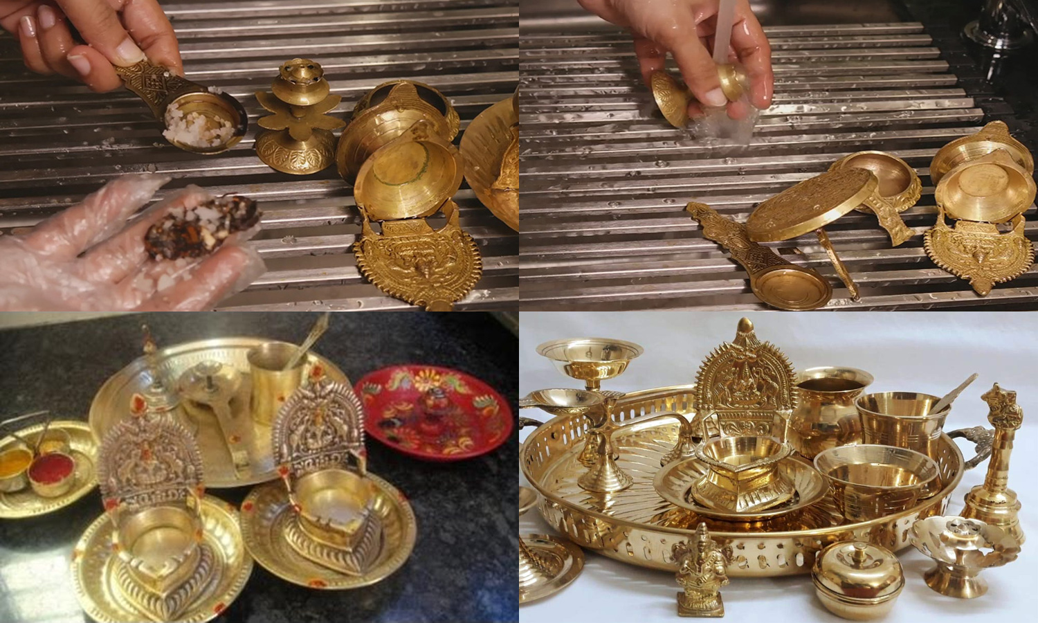 பூஜை பொருட்கள் பளபளவென ஜொலிக்க வேண்டுமா? இவ்வாறு சுத்தம் செய்து பாருங்கள்!