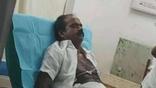 நடுவழியில் அமைச்சருக்கு திடீர் நெஞ்சுவலி! பரபரப்பாக அளிக்கப்பட்டுவரும் தீவீர சிகிச்சை!!