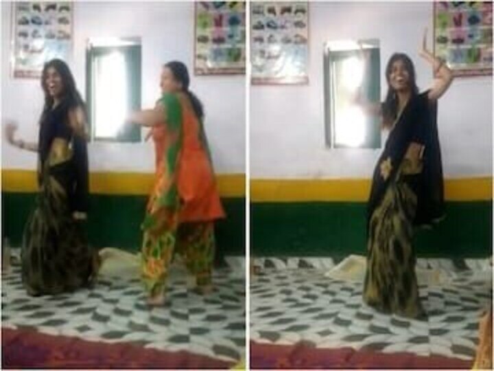 நடுரோட்டில் ஐட்டம் பாட்டுக்கு மாணவர்களுடன் குத்தாட்டம் போட்ட ஆசிரியர்! வைரலாகும் வீடியோ!