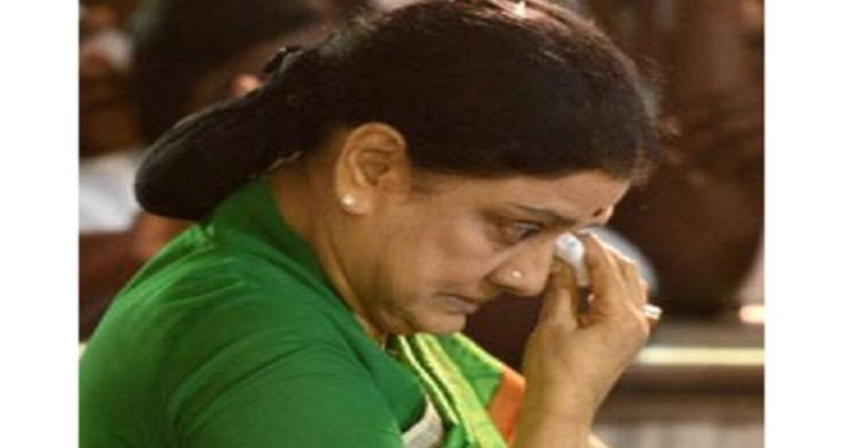 Sasikala's daughter-in-law attempted suicide! Family members in grief