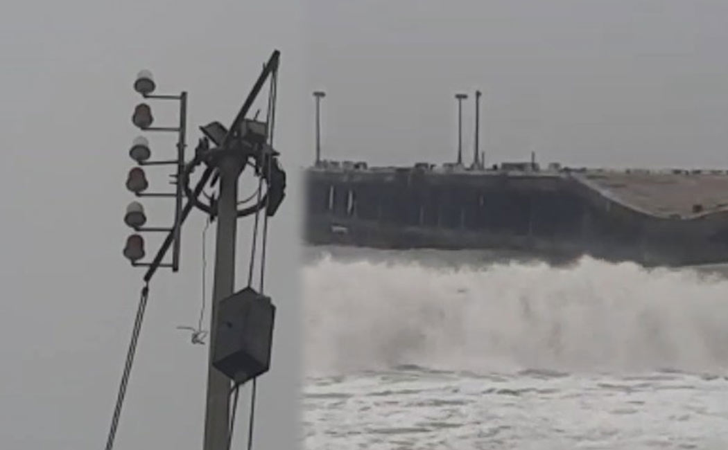 5 ஆம் எண் புயல் எச்சரிக்கை கூண்டு ஏற்றம்! மீனவர்கள் கடலுக்கு செல்ல தொடரும் தடை! 