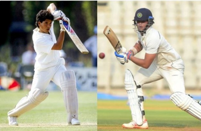 தந்தையை போலவே மகன் !! அறிமுக போட்டியில் சதமடித்து அசத்திய அர்ஜுன் தெண்டுல்கர்!!