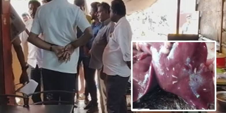 இறைச்சியில் புழுக்கள்! ஹோட்டல் உரிமையாளருக்கு நோட்டீஸ்! உணவு பாதுகாப்புத்துறை அதிரடி நடவடிக்கை!