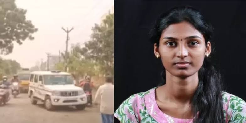 மோசமான சாலை  தம்பியின் கண்முன்னே பெண் இன்ஜினியர் விபத்தில் உயிரிழப்பு! ஓட்டுனர் இருவர் கைது! 