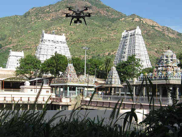 திருவண்ணாமலை மீது பறந்த ட்ரோன் கேமரா! ரஷ்ய இளைஞரிடம் வனத்துறையினர் விசாரணை!