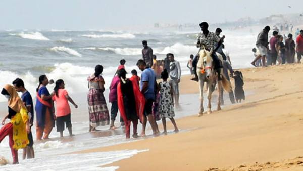 நாளை காணும் பொங்கல் கொண்டாட்டம்! மெரினா கடற்கரையில் பாதுகாப்பு பணி தீவிரம்!