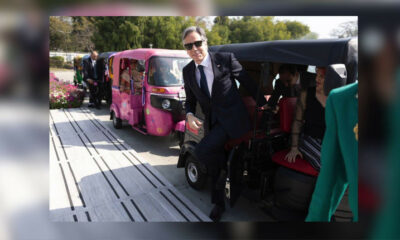 America's foreign minister who rode an auto!! Viral twitter post!!