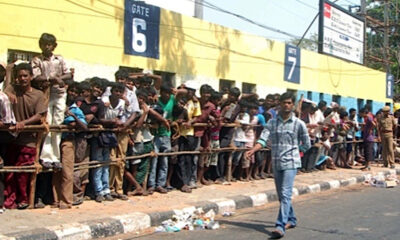 IPL ticket sales start today! Crowd of fans in Chepakkam stadium!