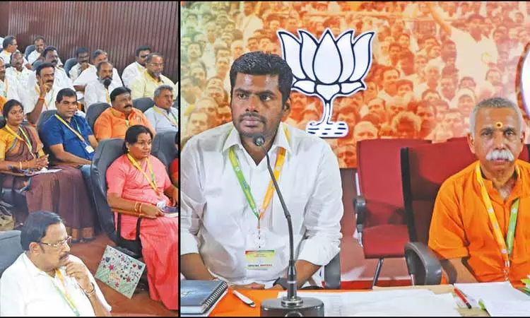 பாஜக அதிமுகவுடன் கூட்டணியில் இருப்பதால் சிறுபான்மை ஆதிதிராவிடர் ஓட்டு திமுகவிற்கு  செல்கிறதா??அதிமுக முன்னாள் அமைச்சர்  சின்னசேலத்தில் பரபரப்பு பேச்சு! 