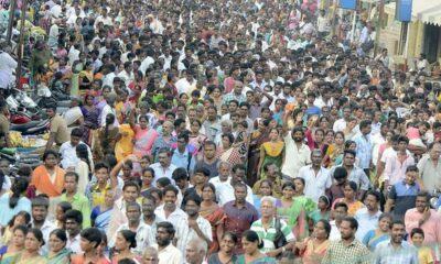 Crowds of people throng Chaturagiri hill on the occasion of Chitrai Poornami!!