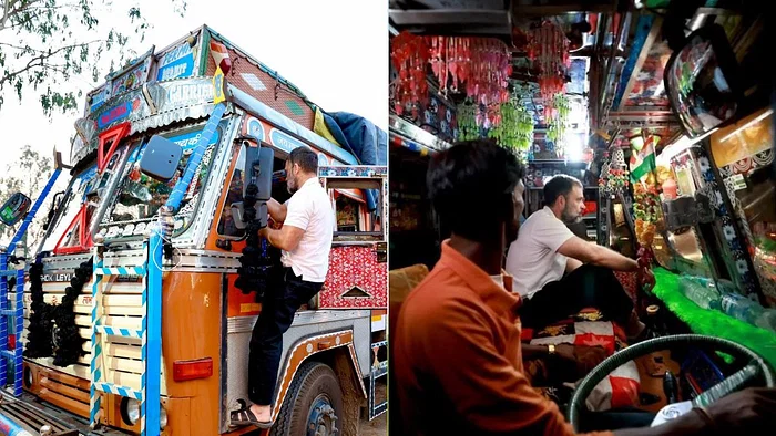 லாரியில் பயணம் செய்த காங்கிரஸ் தலைவர் ராகுல் காந்தி! இணையத்தில் வையலாகும் வீடியோ!