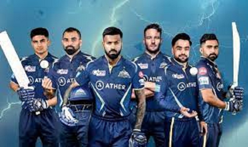 புதிய ஜெர்சிக்கு மாறிய குஜராத் டைட்டன்ஸ் அணி! இணையத்தில் வைரலாகும் புகைப்படங்கள்!!