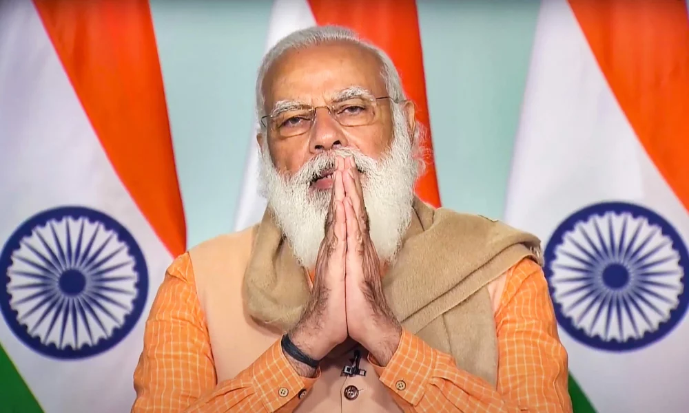 பிரதமரின் வருகையால் ஒற்றுமை பேரணி!! வந்தே மாதரம் என்று கோஷமிடும் மக்கள்!!