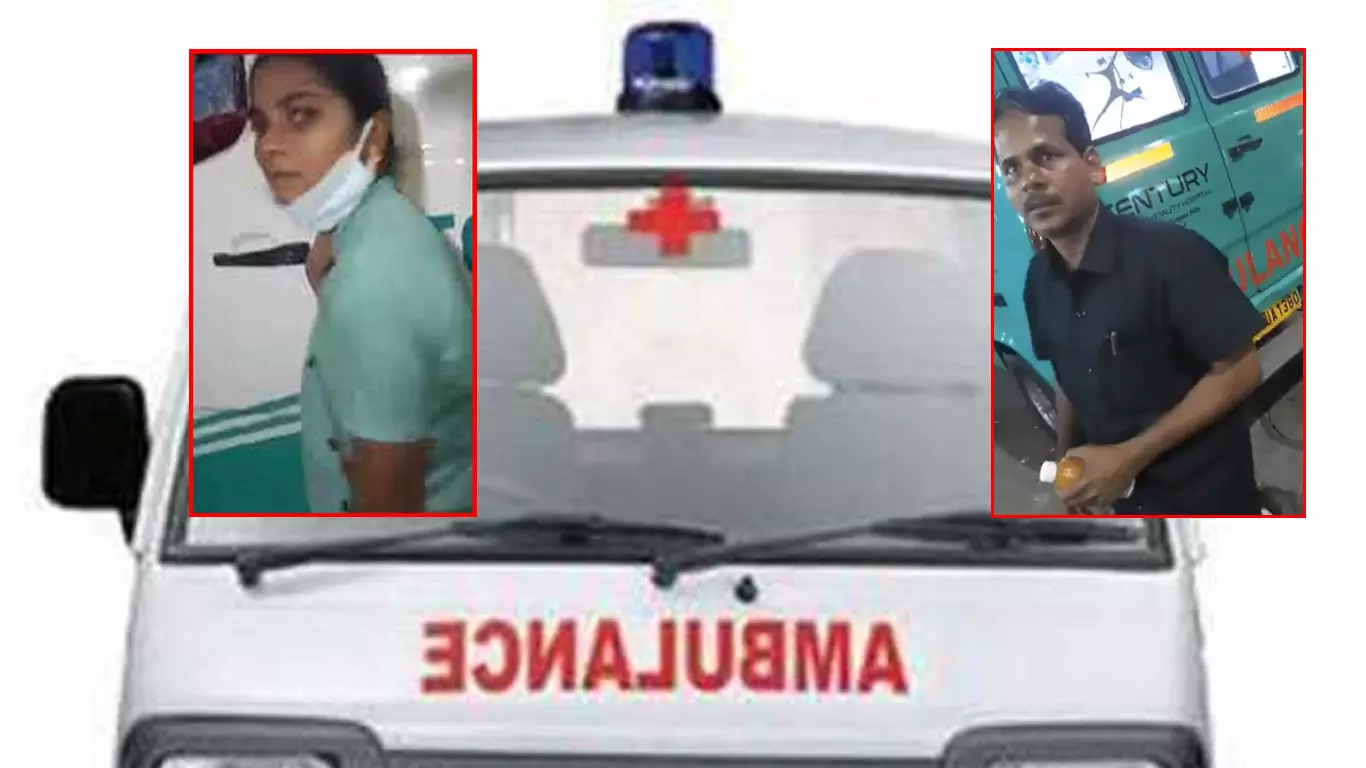 சிப்ஸ் பஜ்ஜி வாங்க கூட ஆம்புலன்சில் செல்லலாம்!! அதுவும் சைரனை அடித்தபடி  நெரிசலில் தப்பிக்க  புதுவித டெக்னிக்!! 