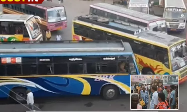 இந்த ஊரில் மீண்டும் தொடங்கிய பேருந்து சேவை!!  