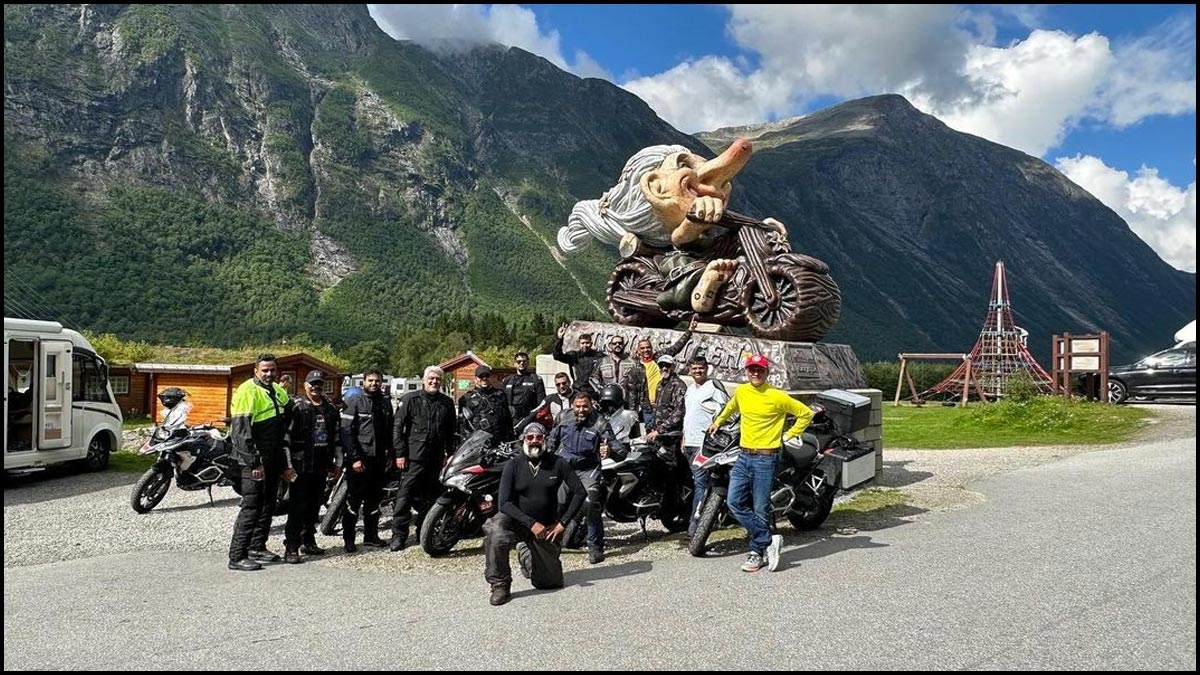 நார்வேயில் பைக் ரைடு மேற்கொண்டுள்ள அஜித்! இணையத்தில் வைரலாகும் புகைப்படங்கள்!!