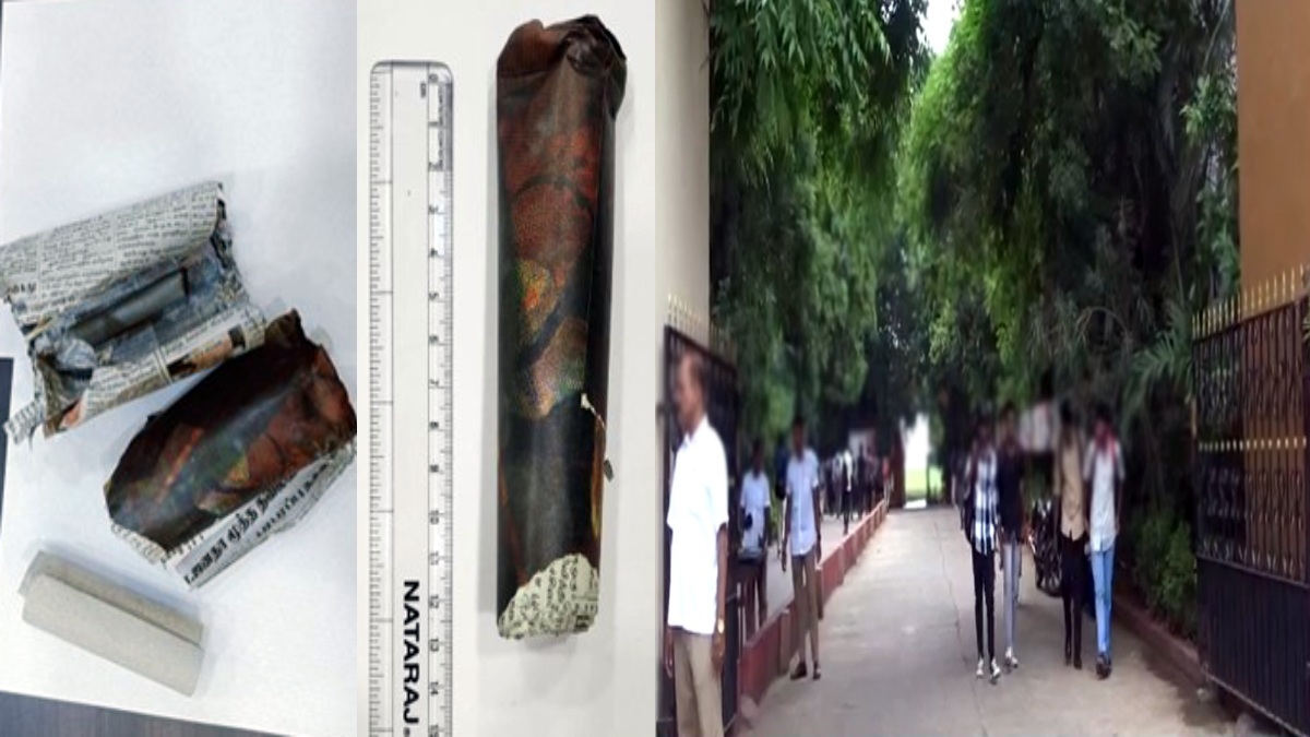 தனியார் கல்லூரியில் வெடித்தது வெடிகுண்டா? விசாரணையில் வெளிவந்த உண்மை!!